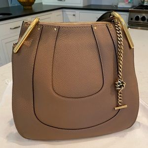 Chloé Small Hayley Hobo Shoulder Bag - Brown Leather (excellent condition)